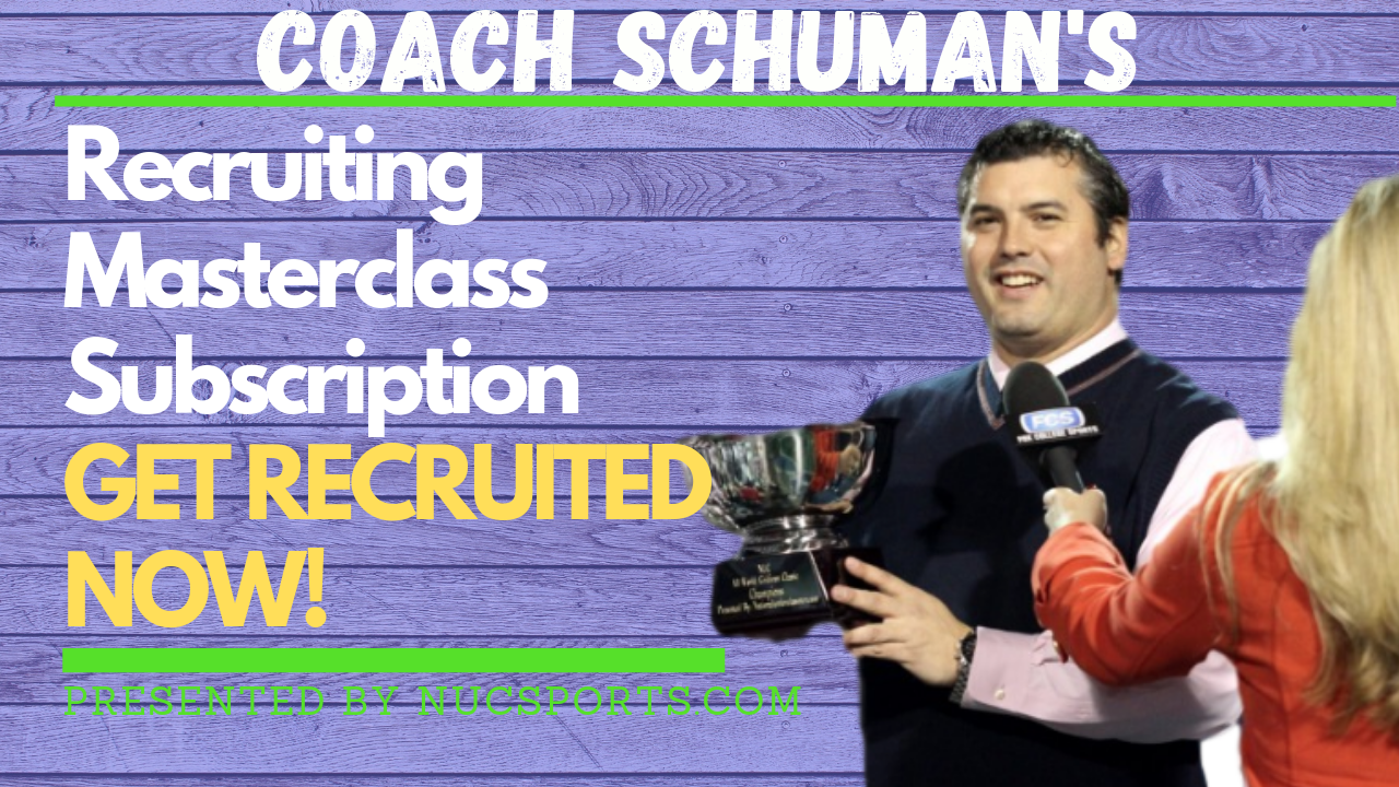 Coach Schuman's Recruiting MasterClass