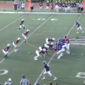 Nuc all AMERICAN game introducing Prince Fontenette WR St Peters Prep class of 2023.