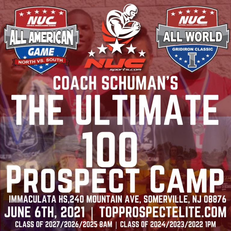 Coach Schuman's Ultimate 100 Camp Prospect Camp, June 6th 2021 Somerville, NJ