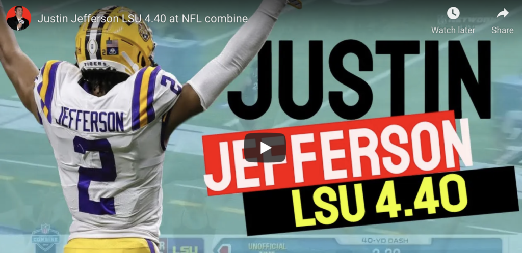 Taking The Field at the NFL Scouting Combine