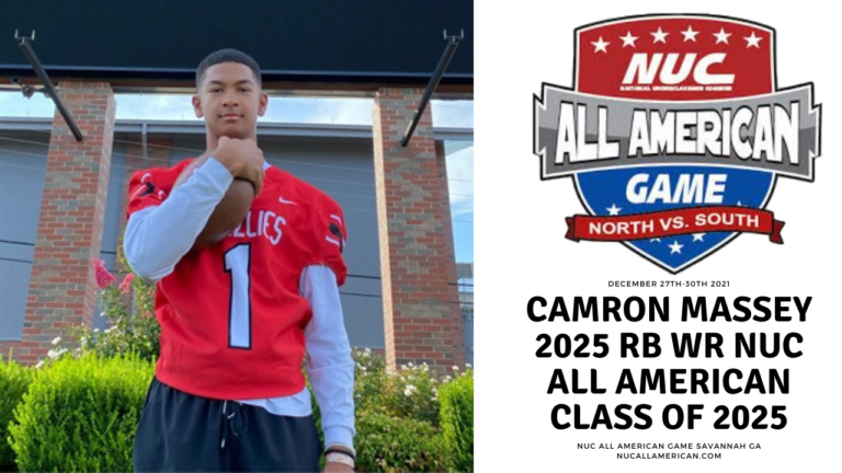 Camron Massey 2025 RB WR NUC All American Class of 2025