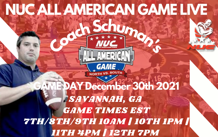 NUC All American Football Games Live Today 2021