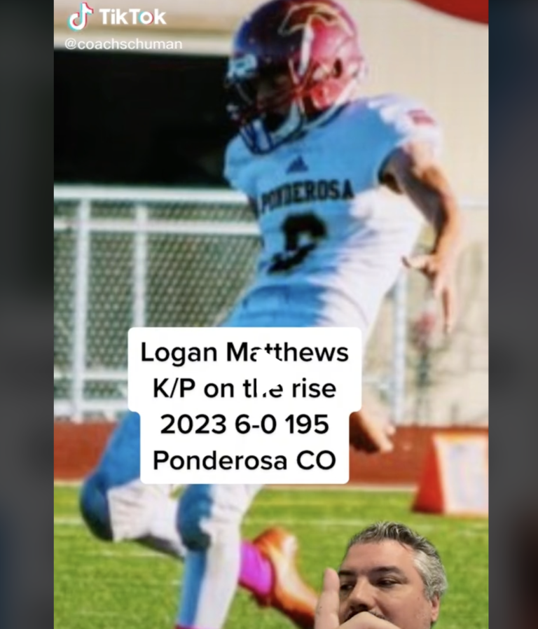 Logan Matthews K/P on the rise 2023 6-0 195 Ponderosa CO