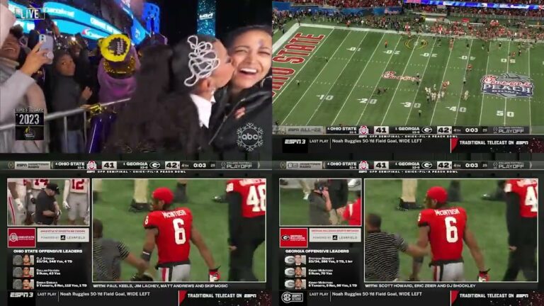 🔥🔥Timothy Burke  multicam feed Times Square, All-22, and ESPN, Georgia, & Ohio State radio calls