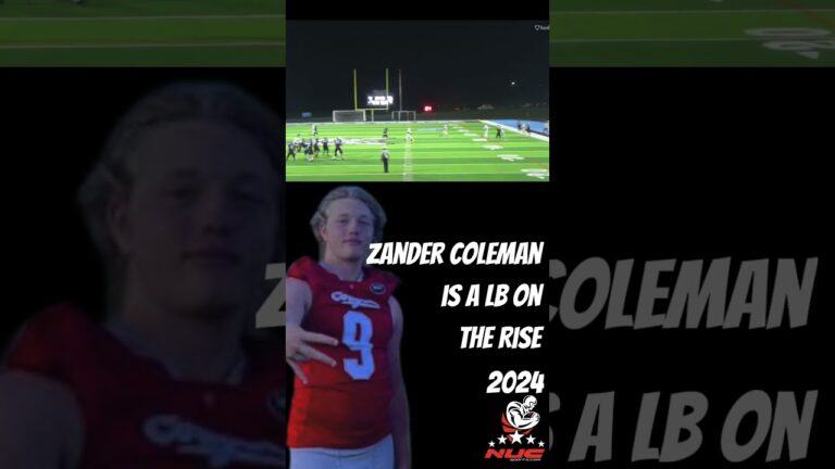 Zander Coleman is a LB on the Rise 2024 #coachschuman #nucsports