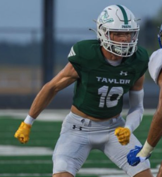 Jake Mikulencak , Taylor, TX 2024 named 3 Star WR by NUC Sports