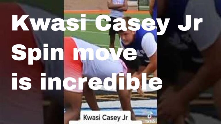 Kwasi Casey Jr Spin move is incredible