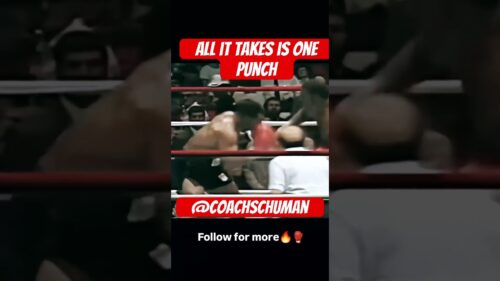 All it takes is one punch from mike tyson