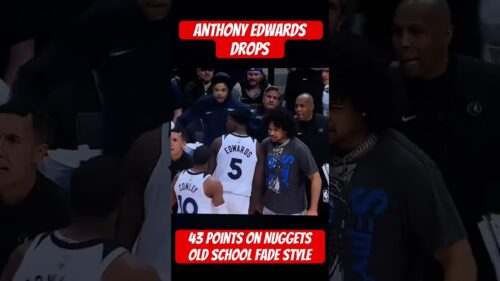 Anthony Edwards MJ fadeaway Move is must see tv