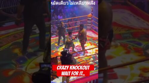 Crazy knockout . Wait for it…