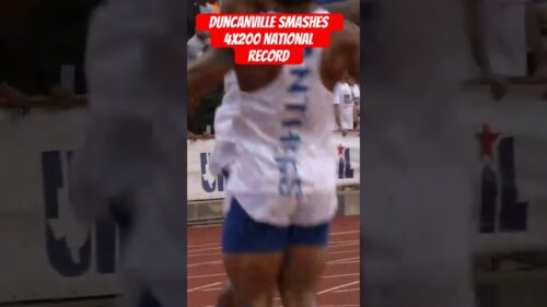 Duncanville smashes 4x200 national record