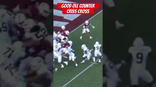 Great Football Plays : Good Ole Counter Criss Cross