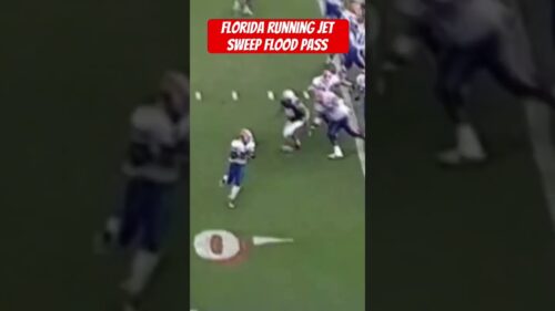 Great Football Plays: Florida running Jet Sweep Flood Pass is a thing of beauty