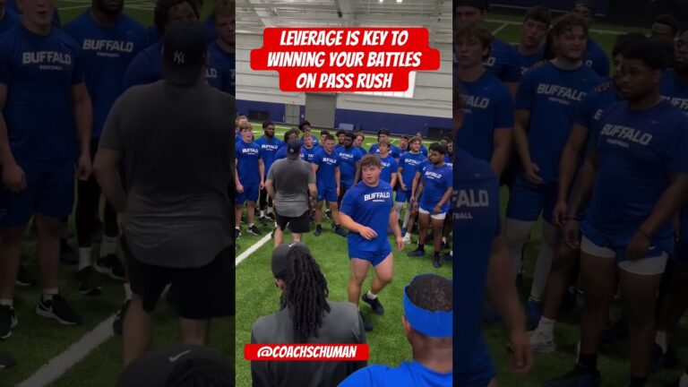 Leverage is key to winning your battles on pass rush