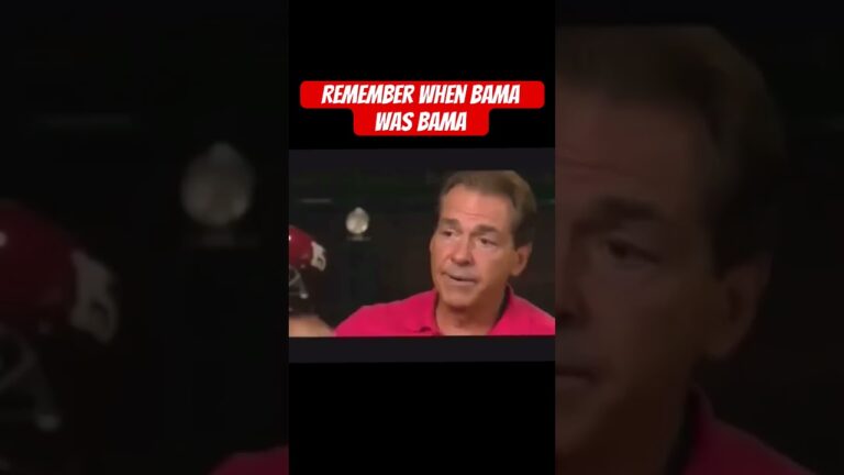 Remember when bama was bama