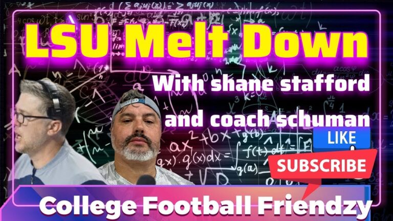 LSU Struggles, Colorado is Rising fast and Indiana is on fire on the College Football Friendzy Pod
