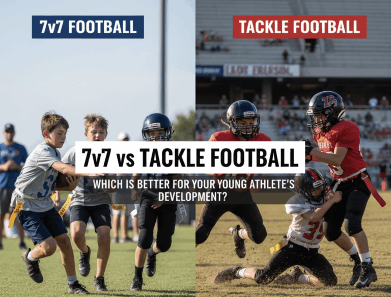 7v7 vs Tackle Football: Which Is Better For Your Young Athlete's Development?