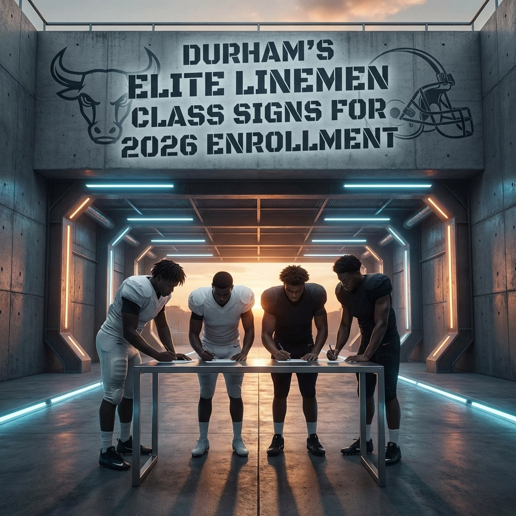 Durham's Elite Linemen Class Signs for 2026 Enrollment